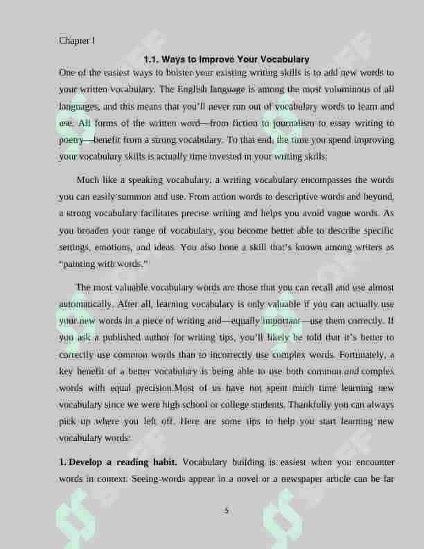Problems, forms and methods of enriching vocabulary 5