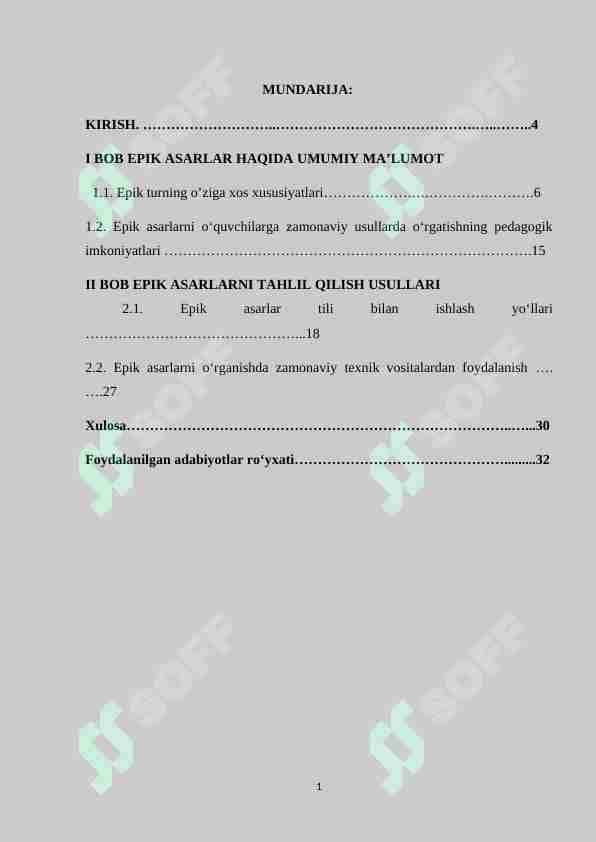 Epik asarlar