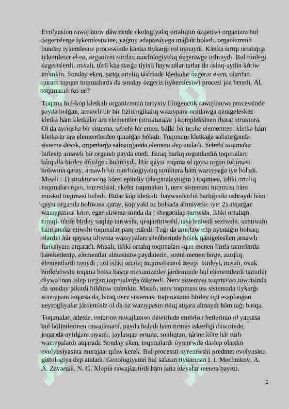Epiteliy toqıması 3