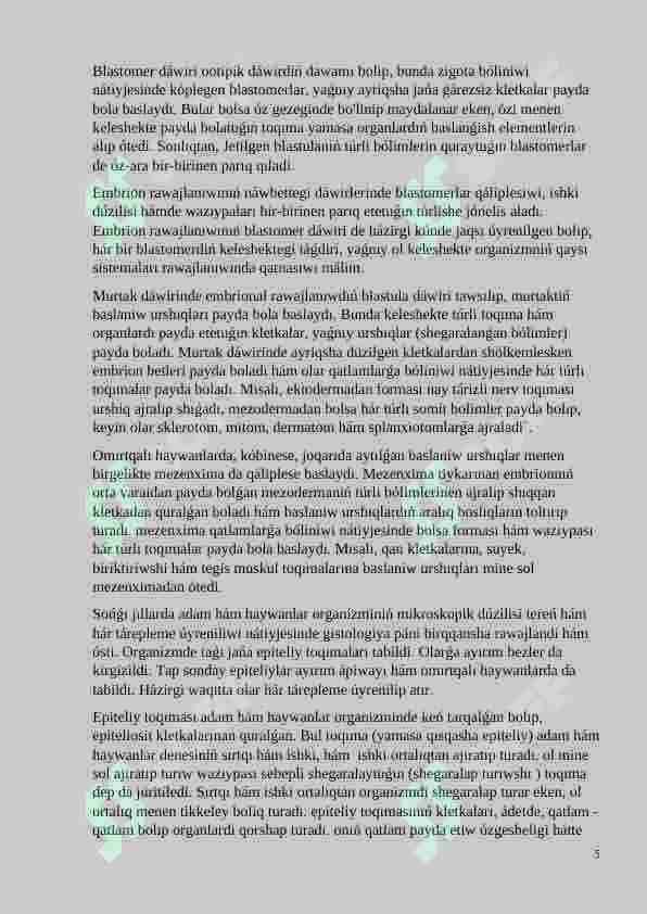 Epiteliy toqıması 5