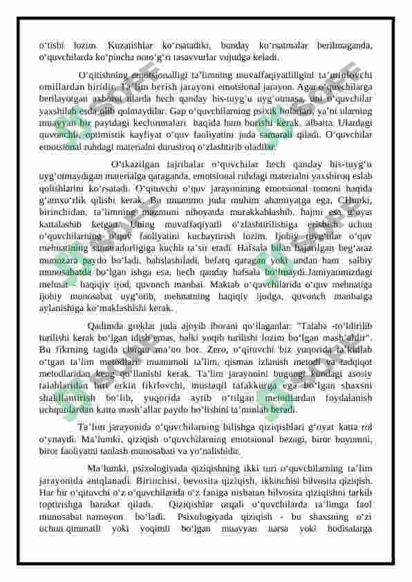 Ta'lim-tarbiya psixologiyasi 8
