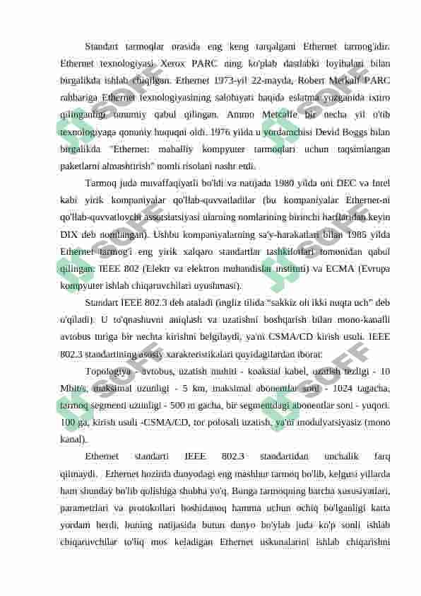 Ethernet texnologiyasi 4