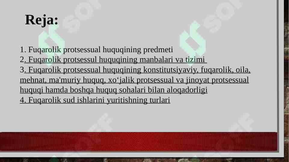 Fuqarolik protsessual huquqi