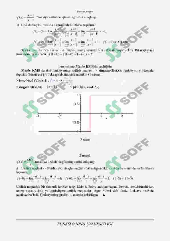 FUNKSIYANING UZLUKSIZLIGI 4
