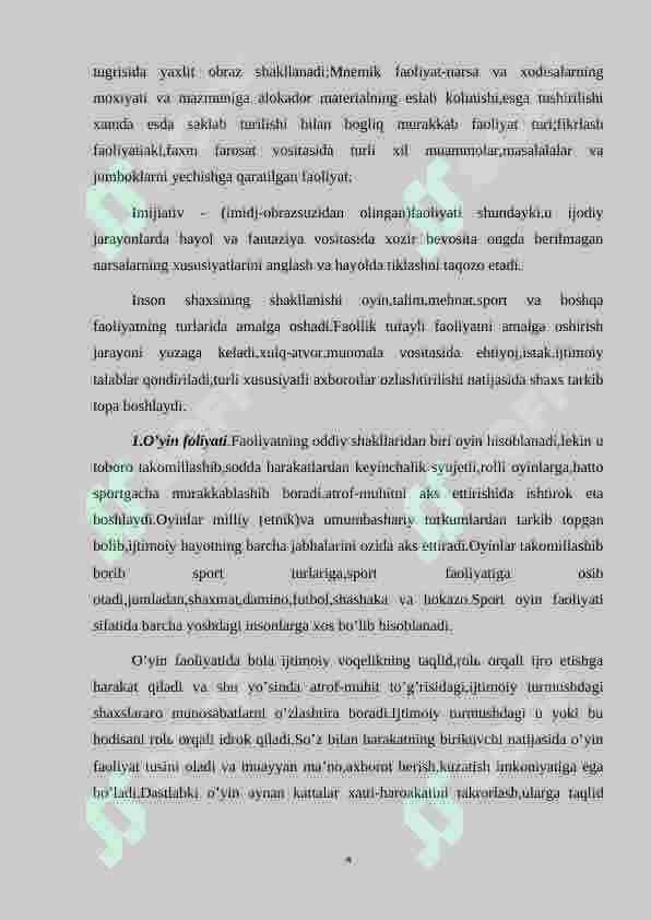 Faoliyat va uning turlari 4