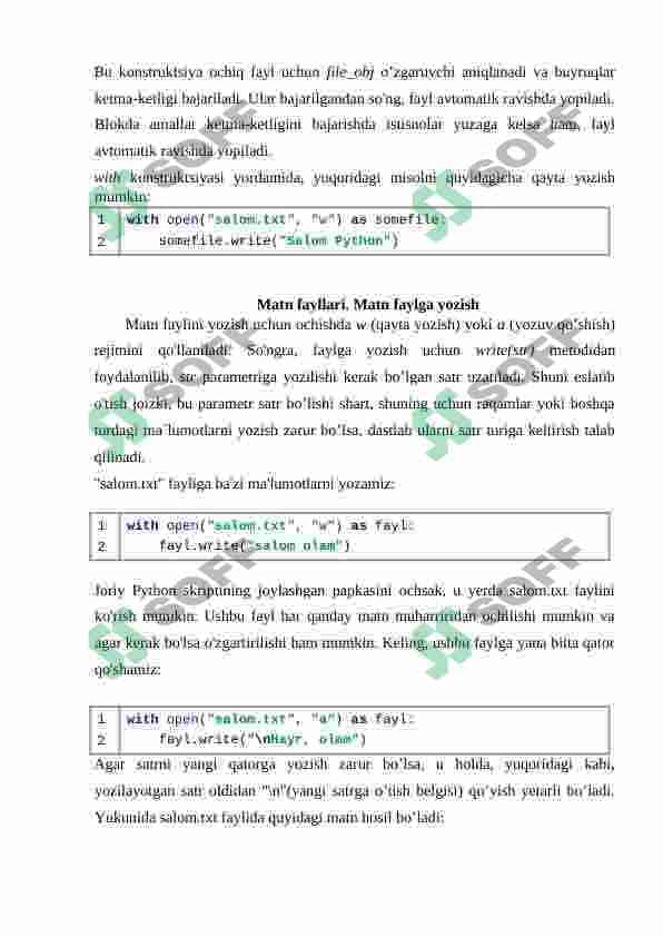 Phytonda fayllar bilan ishlash 3