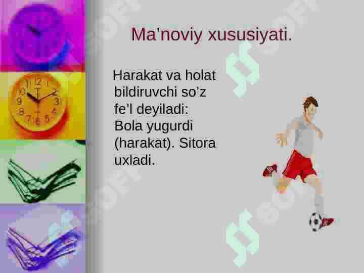 Feʼl soʻz turkumi 3