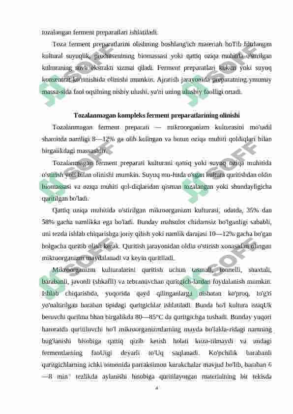 Fermentlar muhandisligi 4