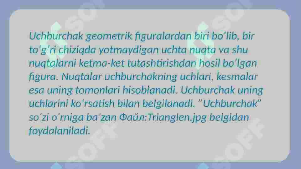 Figuralar yuzasini topishga doir masalalar 4