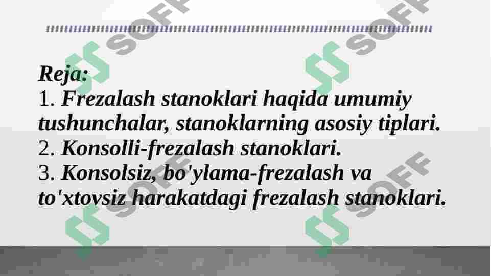Frezalash stanoklari 2
