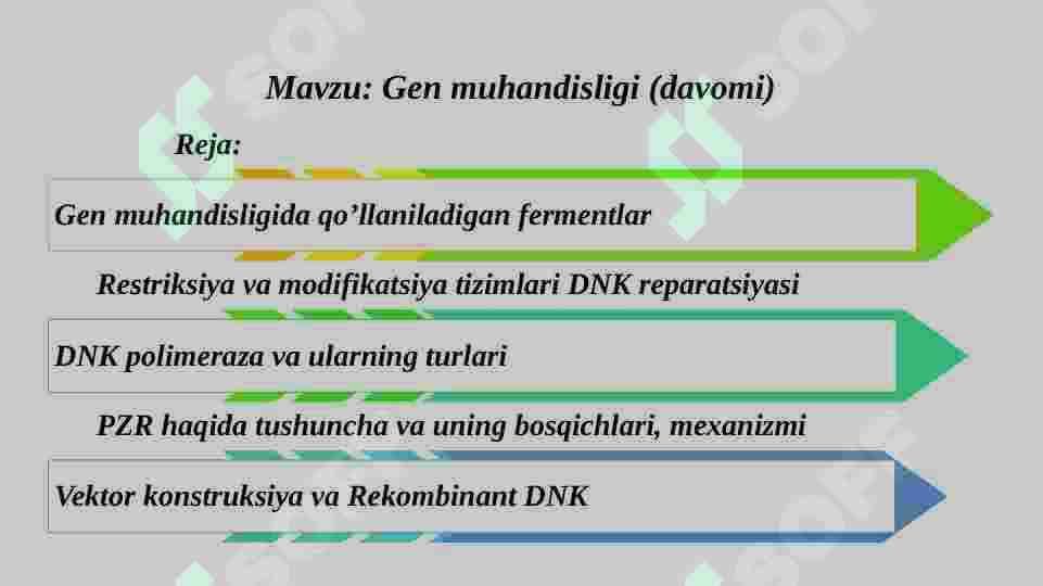 Gen muhandisligi 2