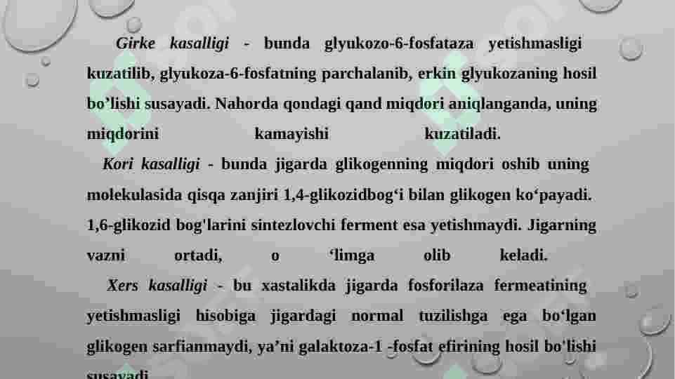 Glikogen kasalliklari 7