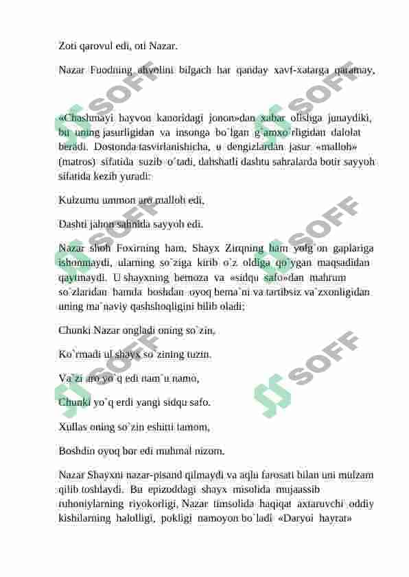 ,,Husn-u  Dil”  dostonidagi  ramziy  obrozlar   lug`atini  tuzish 8