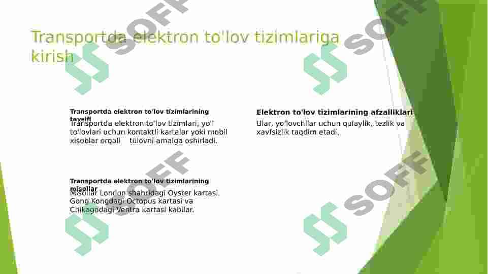 Transportda elektron to'lov tizimi 2