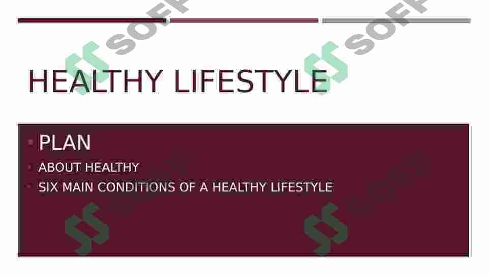 Healthy lifestyle 2