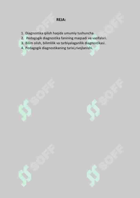 Pedagogik diagnostika