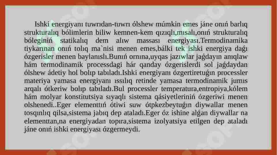 Ishki energiya 3