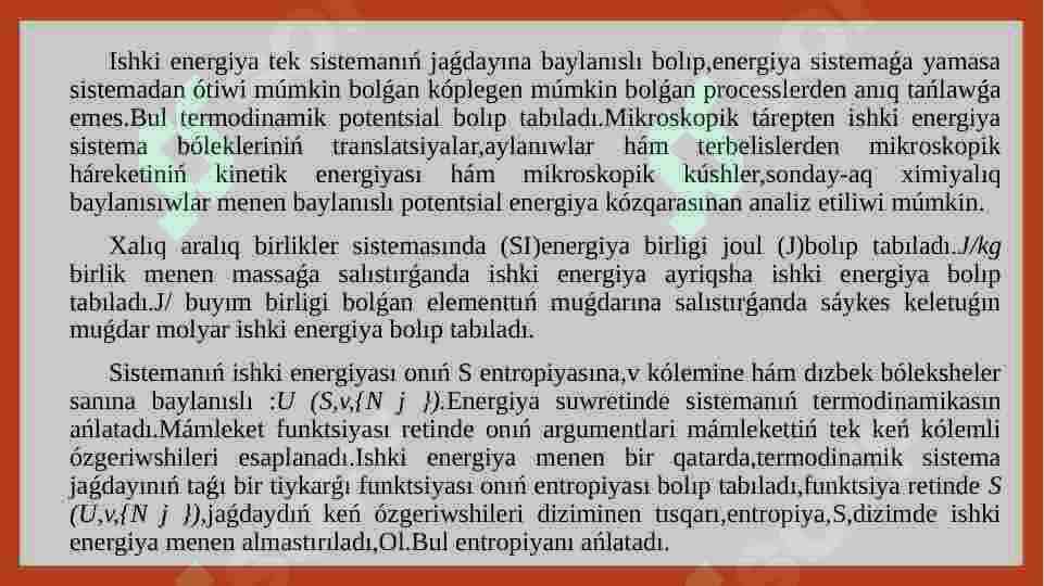 Ishki energiya 4