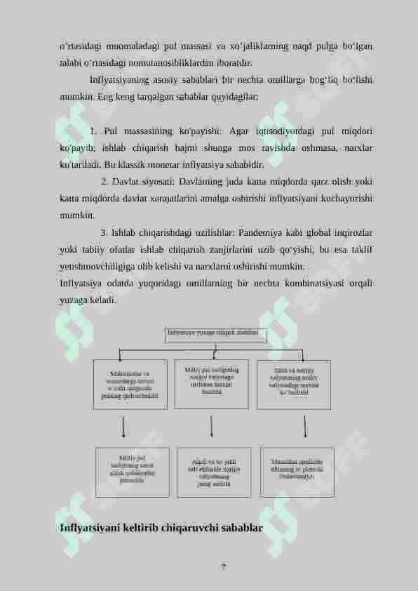 Inflyatsiya uning iqtisodiy va ijtimoiy oqibatlari 7