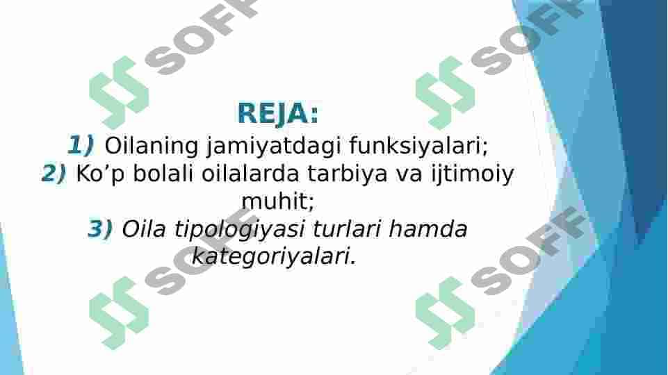 Oila tiplari va ijtimoiy funksiyalari 2
