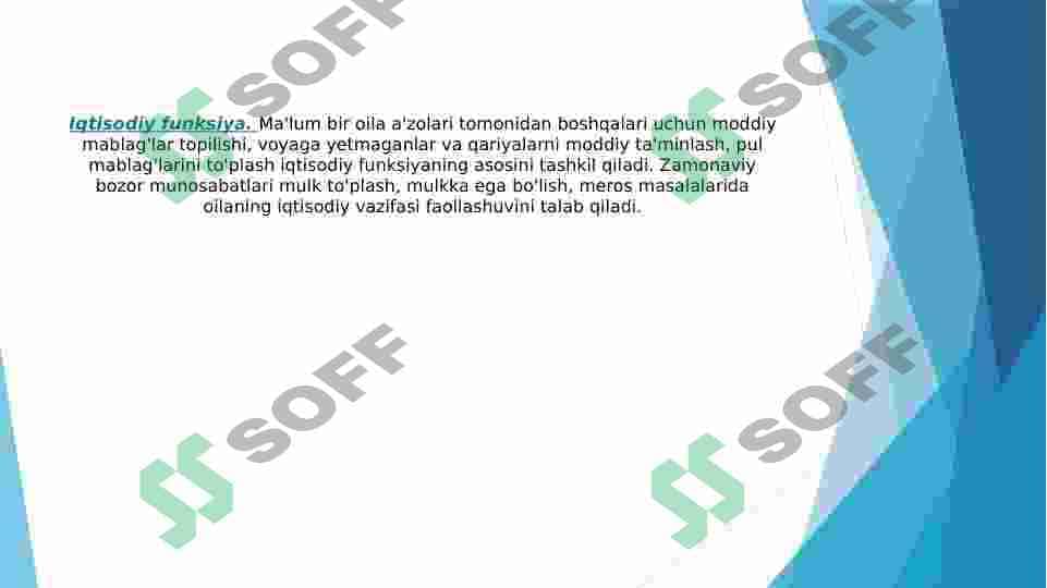 Oila tiplari va ijtimoiy funksiyalari 7