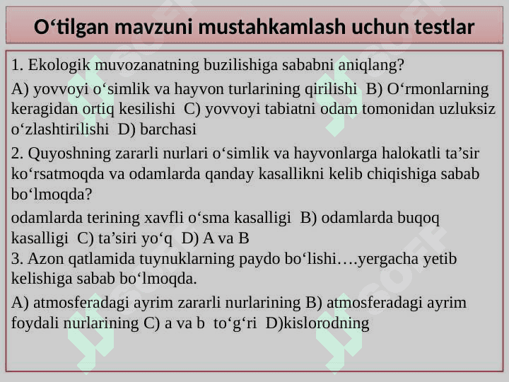 Inson va tabiat 2