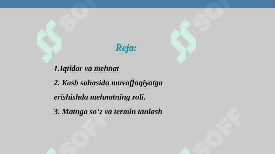 Iqtidor va mehnat 2