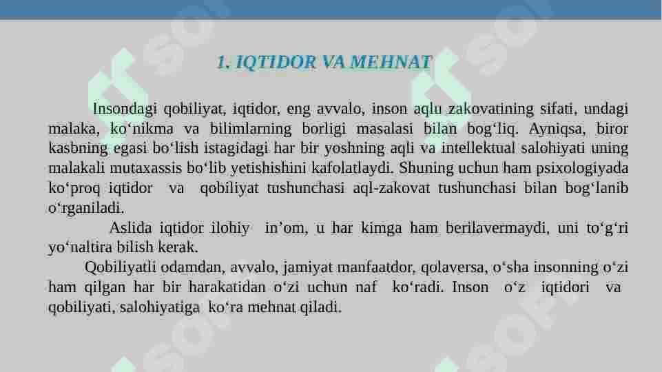 Iqtidor va mehnat 3