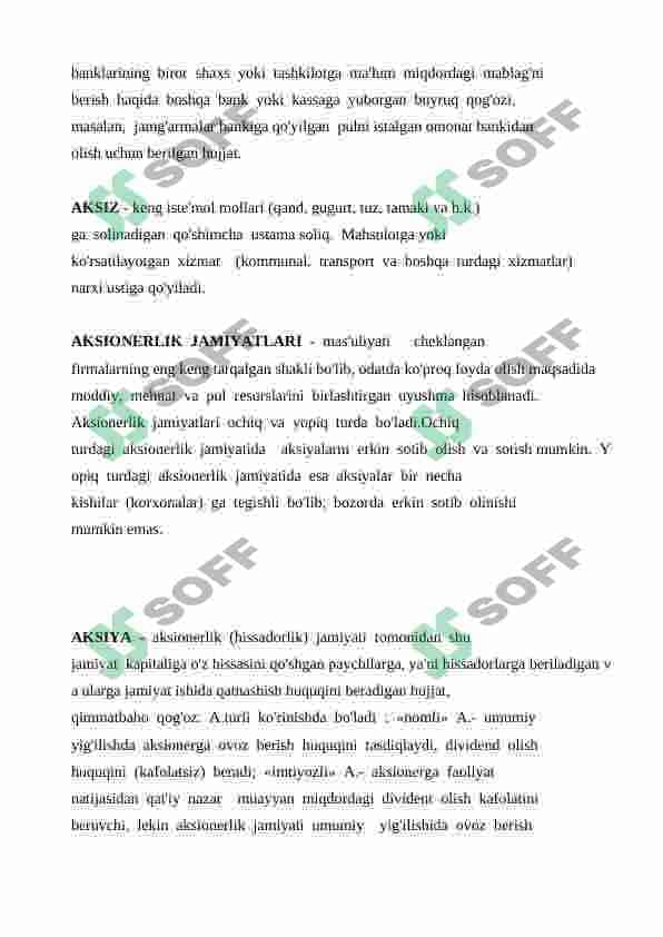 Iqtisodga oid atamalar 2