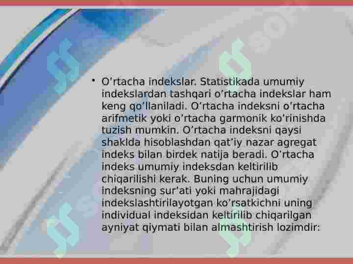 Iqtisodiy indekslar 5