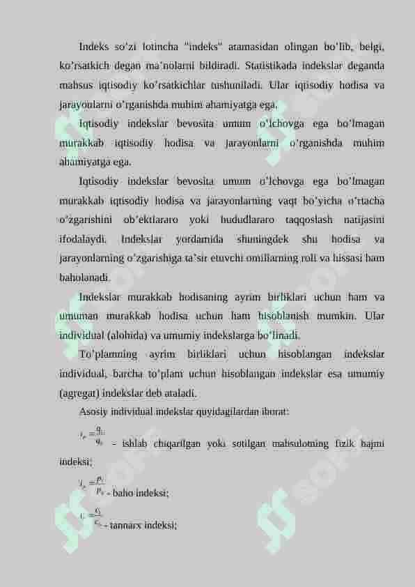 Iqtisodiy indekslar 2