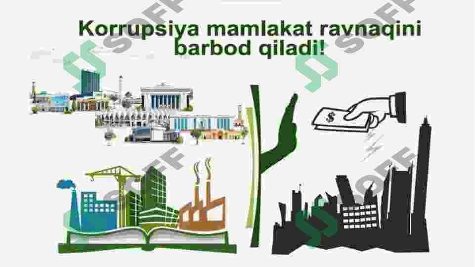 Korrupsiyani oldini olish, korrupsiya sabablarini aniqlash bartaraf etish 7