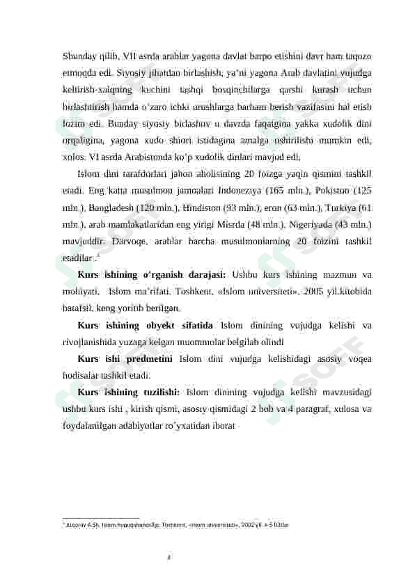 Islom dinining vujudga kelishi 4