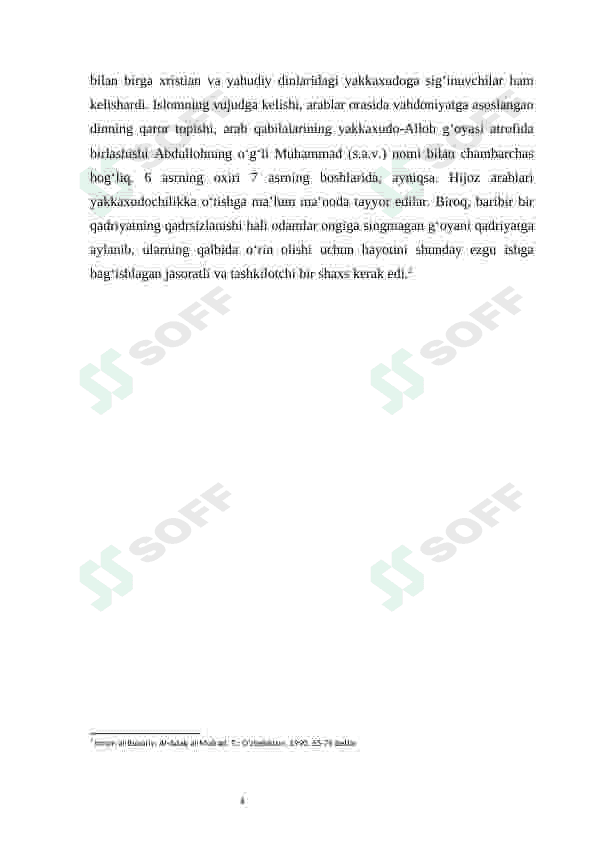 Islom dinining vujudga kelishi 6