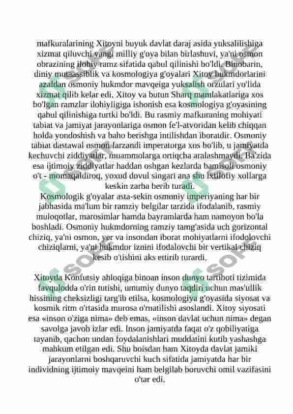 MARKAZIY OSIYO MUTAFAKKIRLARNING JAMIYAT TO’G’RISIDAGI QARASHLARI 3