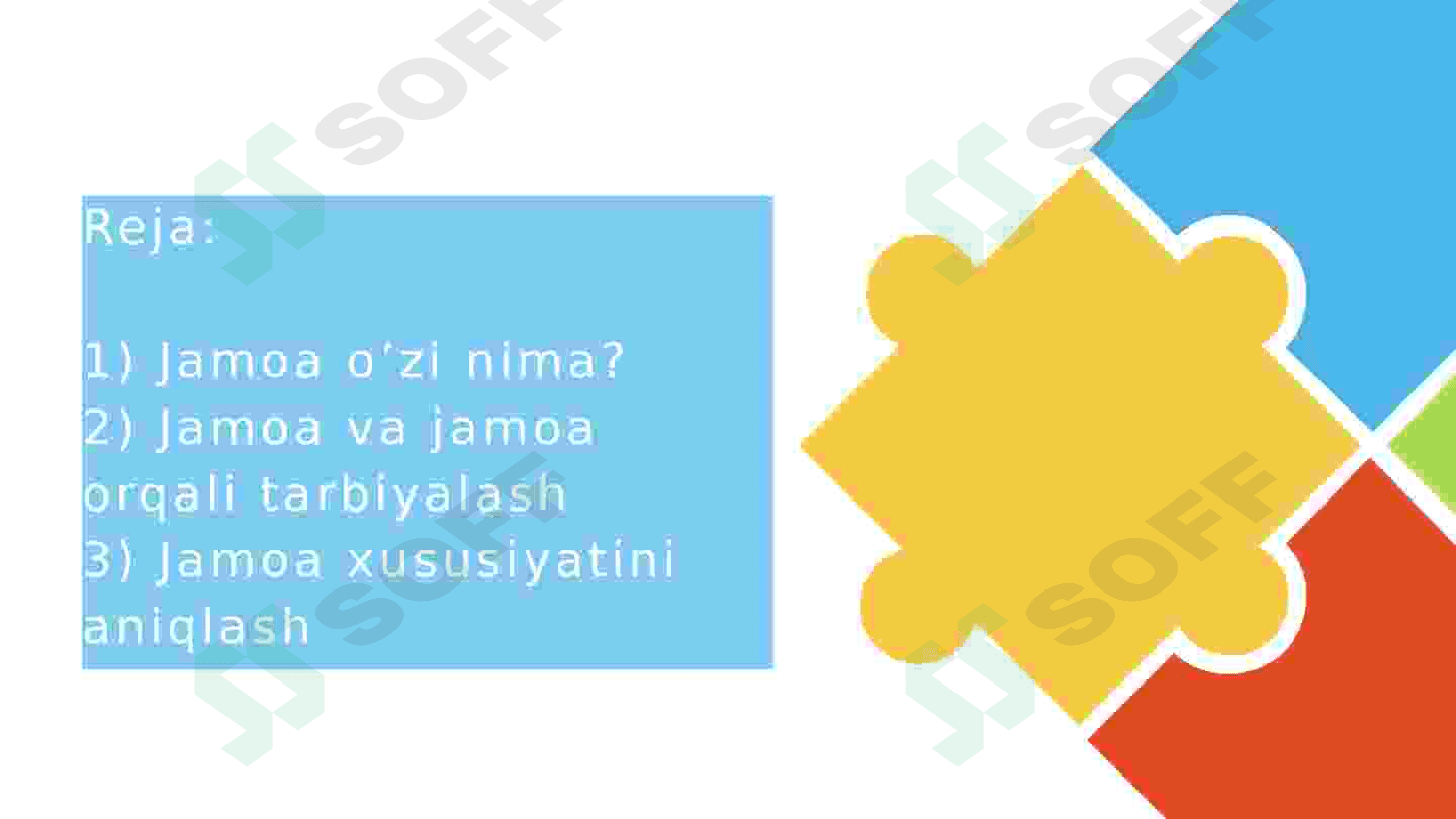 JAMOANI TASHKIL ETISH METODIKASI 2