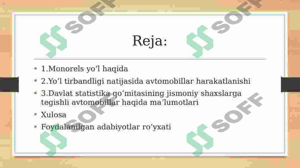 YIRIKSHAHARLARDA MONORELS VA ZAMONAVIY TRANSPORT TURLARI 2