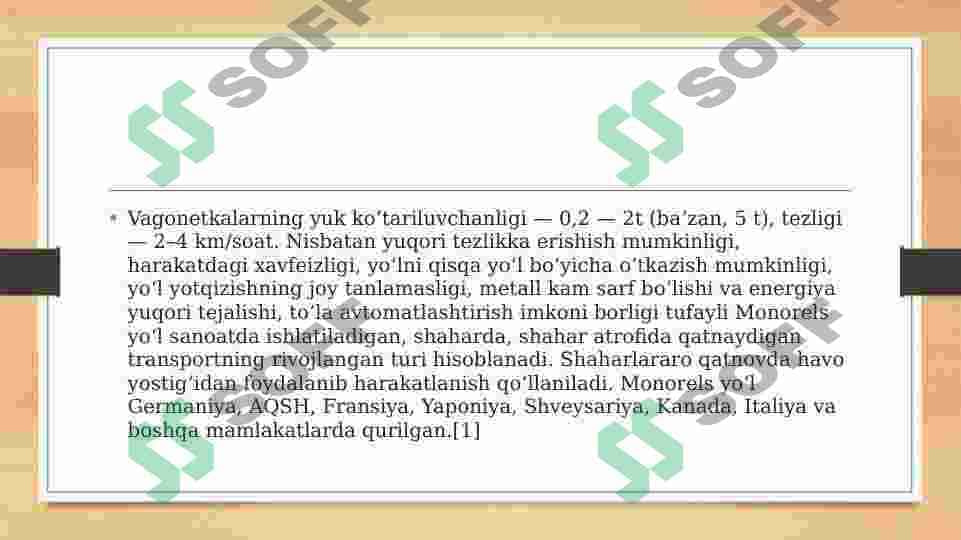YIRIKSHAHARLARDA MONORELS VA ZAMONAVIY TRANSPORT TURLARI 4