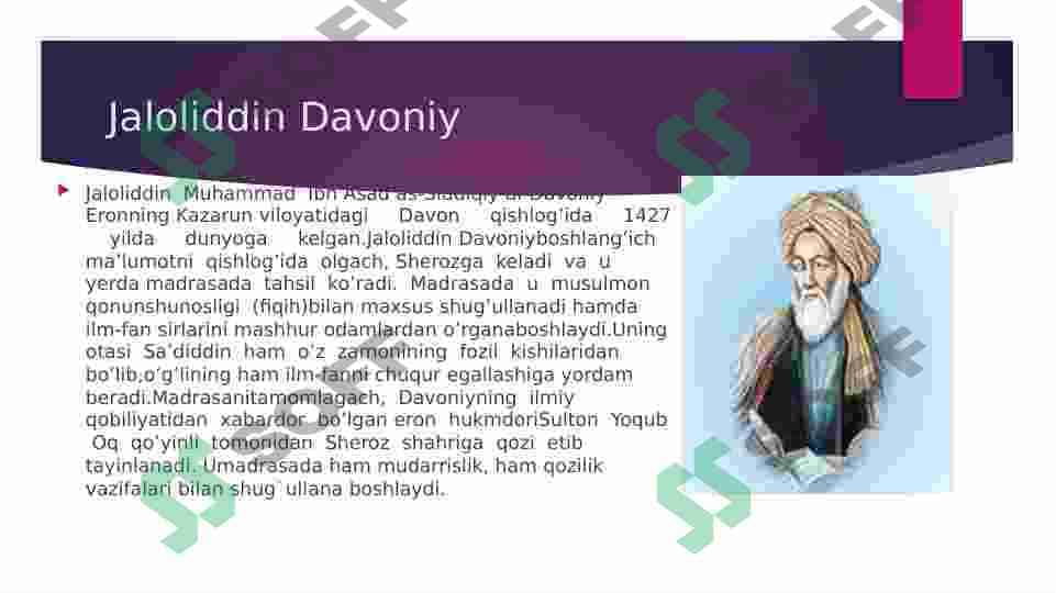 Jaloliddin Davoniy 3