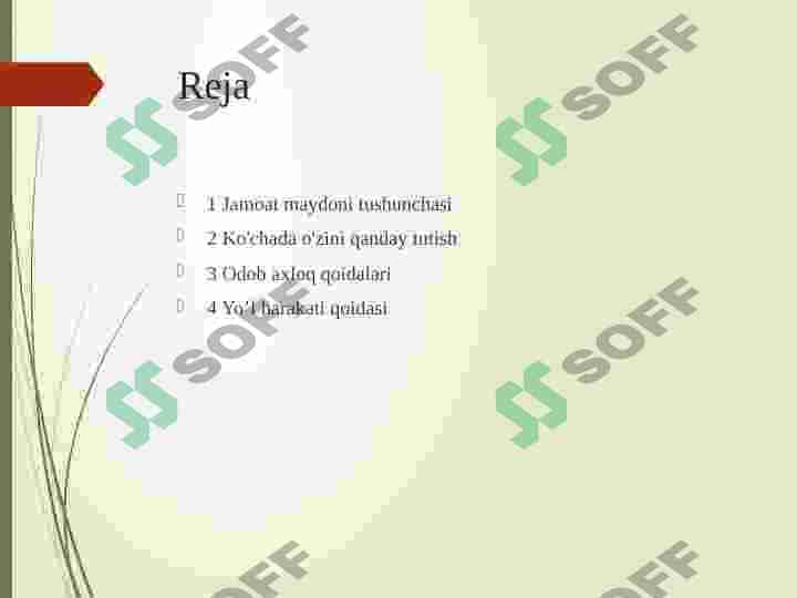 Jamoat joylarida o’zini tutish etiketi 2