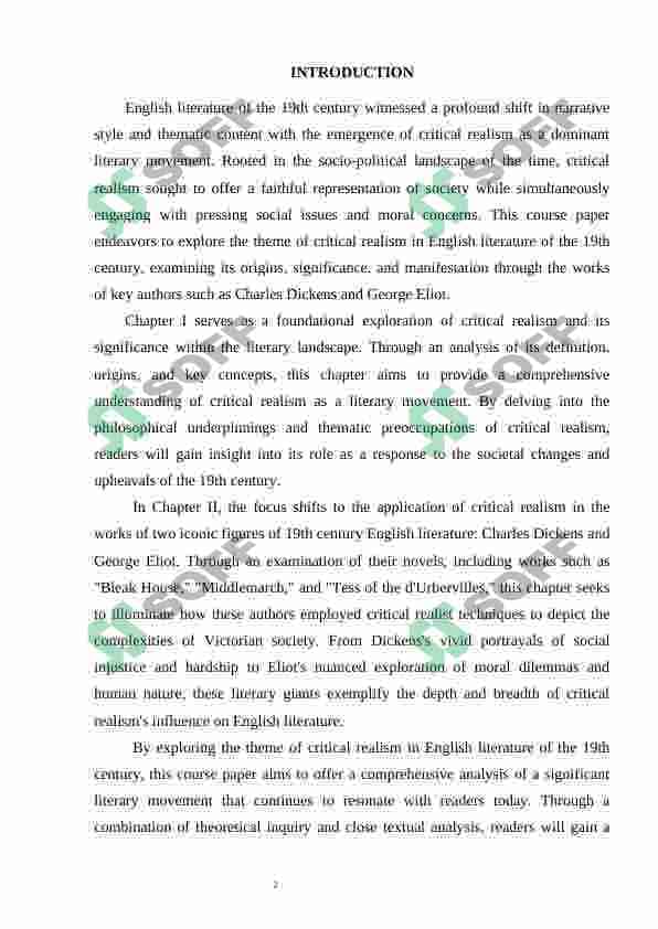 Critical realism in English literature of the 19th century 3