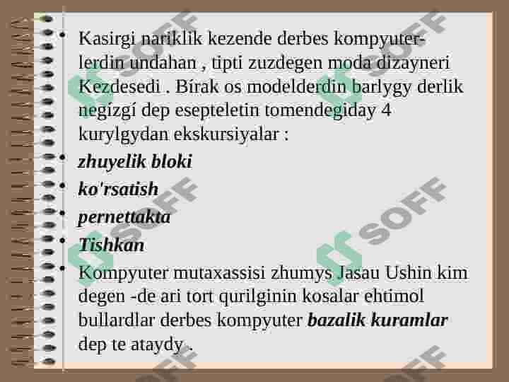 KOMPYUTER ARXITEKTURASI 5