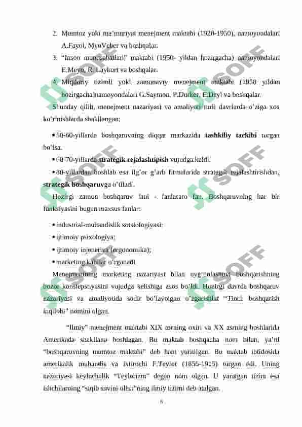 Ijtimoiy dastur va menejmentda uning o'rni 6