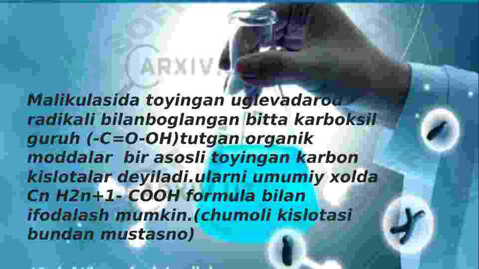 Karbon kislotalar 2