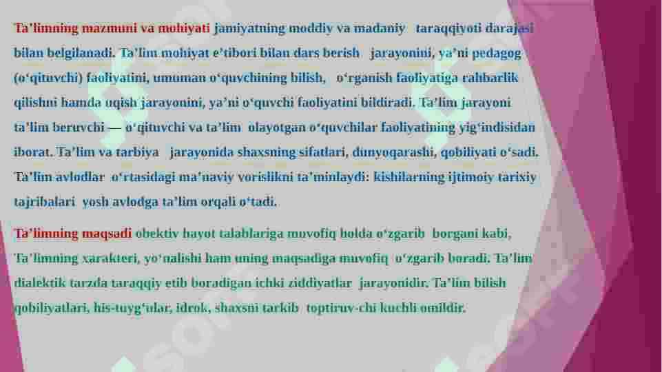 Kasbiy etiket-pedagogning kasbiy ma'naviyatining asosi 3