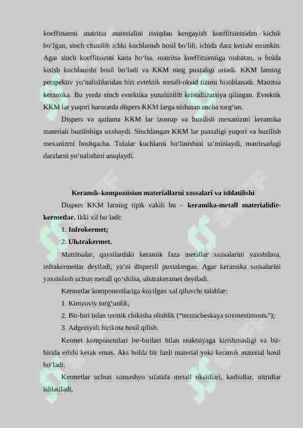 Keramik materiallar. 4