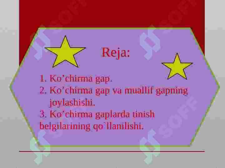 Ko'chirma gaplar 2