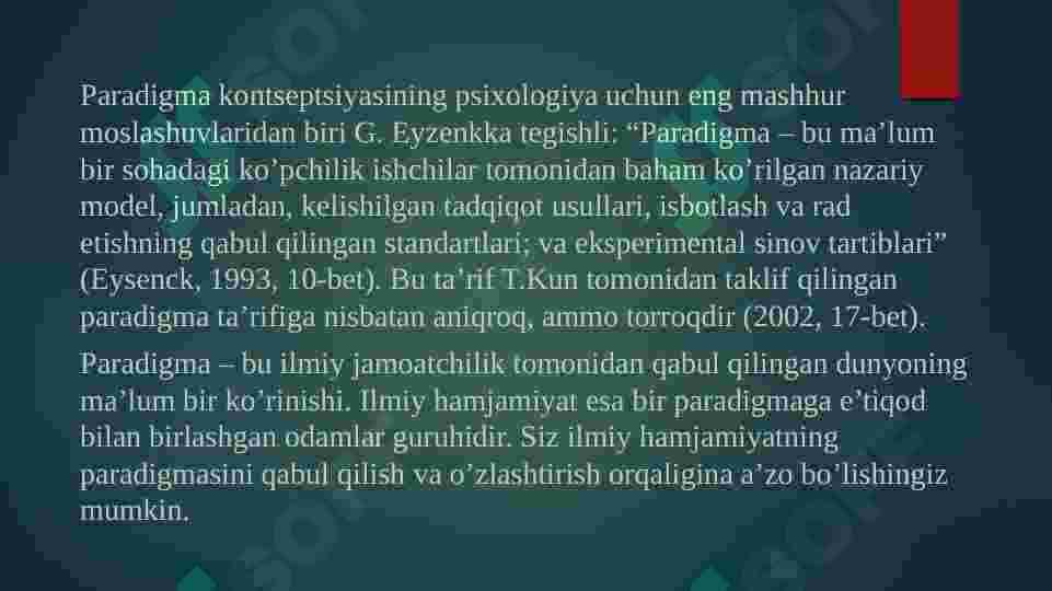 psixologiyada eksperimental paradigma 4