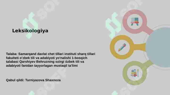 Leksikologiya