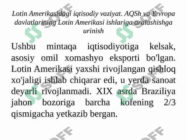 Lotin Amerikasi 8